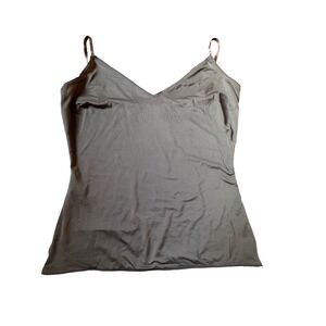 EXPRESS DESIGN STUDIO brown Camisole Tank Top V Neck Adjustable Straps M